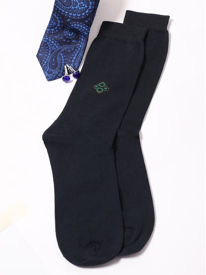 Men Set of 5 Navy Socks