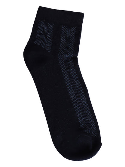 Men's Navy Blue Basic Ankle length Socks -Pack of 5