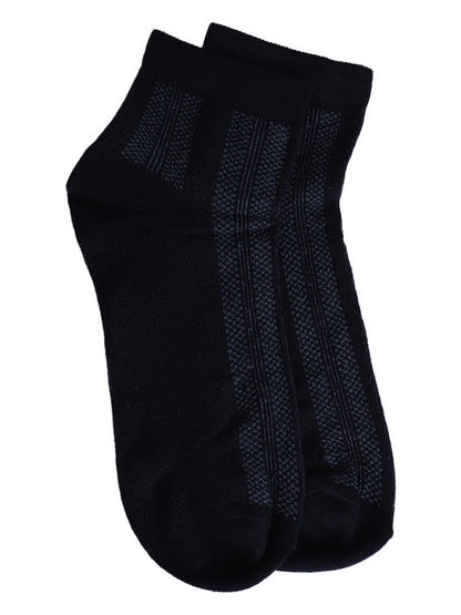 Men's Navy Blue Basic Ankle length Socks -Pack of 5