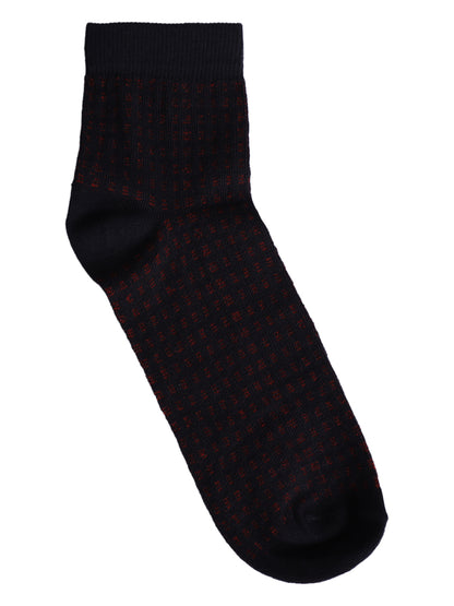 Men's Navy Blue Basic Ankle length Socks -Pack of 5
