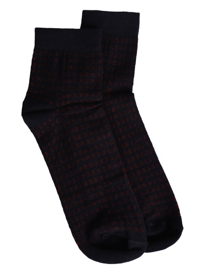 Men's Navy Blue Basic Ankle length Socks -Pack of 5