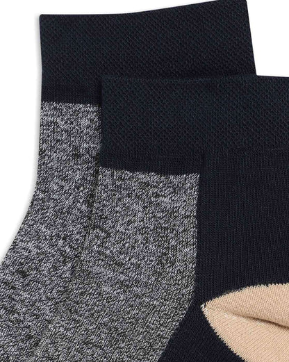 Men Set of 5 Navy Ankle Length Socks