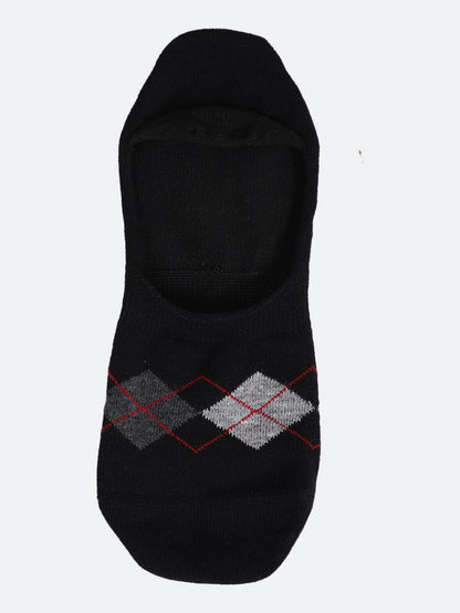 Men Set of 5 Foot Length Black Socks