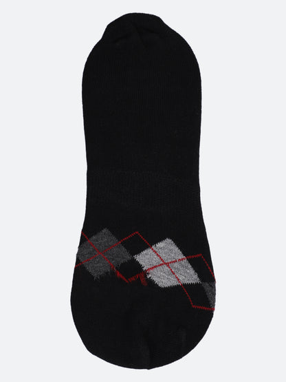 Men Set of 5 Foot Length Black Socks