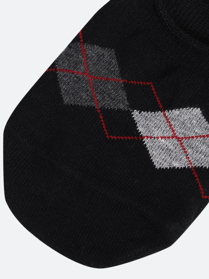 Men Set of 5 Foot Length Black Socks