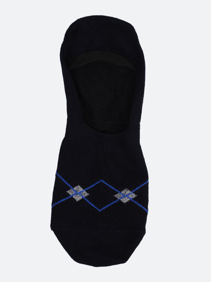 Men Set of 5 Foot Length Navy Socks