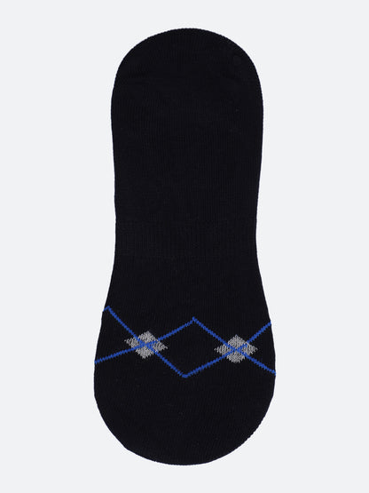Men Set of 5 Foot Length Navy Socks