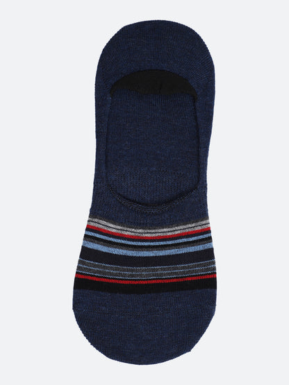 Men Set of 5 Foot Length Navy Socks