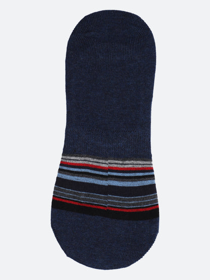 Men Set of 5 Foot Length Navy Socks