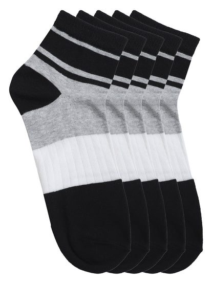 Cantabil Men Pack of 5 Grey Socks (7121540055179)