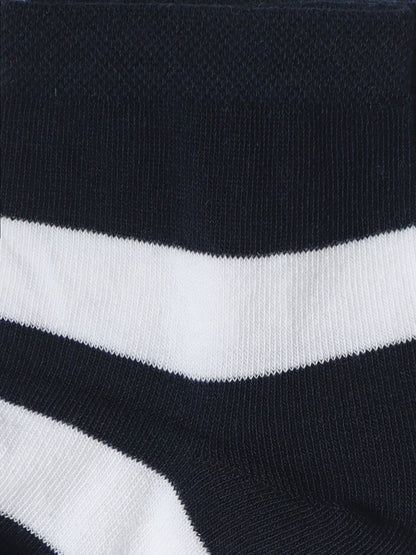 Men's Navy Blue Fashion Ankle length Socks -Pack of 5