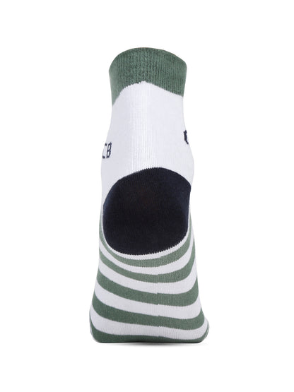 Men's Sage Green Fashion Ankle length Socks -Pack of 5