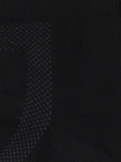 Men's Black Fashion Ankle length Socks -Pack of 5