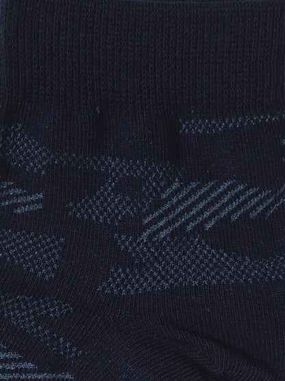 Men's Navy Blue Fashion Ankle length Socks -Pack of 5
