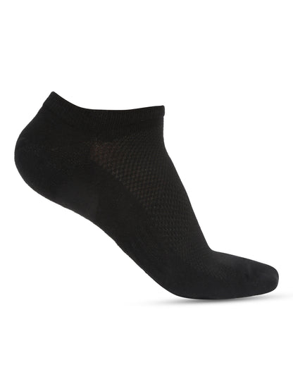 Men's Black Fashion No Show / Loafer Socks -Pack of 5