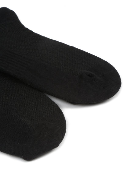 Men's Black Fashion No Show / Loafer Socks -Pack of 5