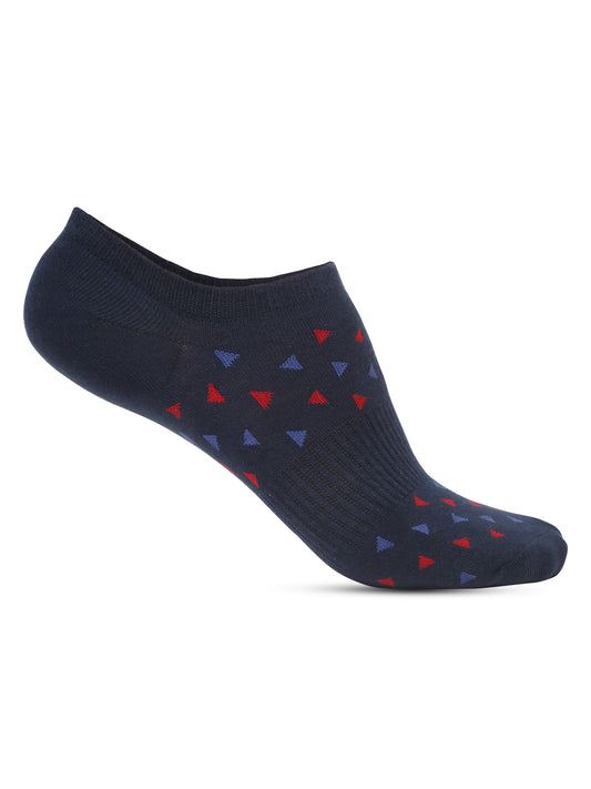 Men's Navy Blue Fashion No Show / Loafer Socks -Pack of 5