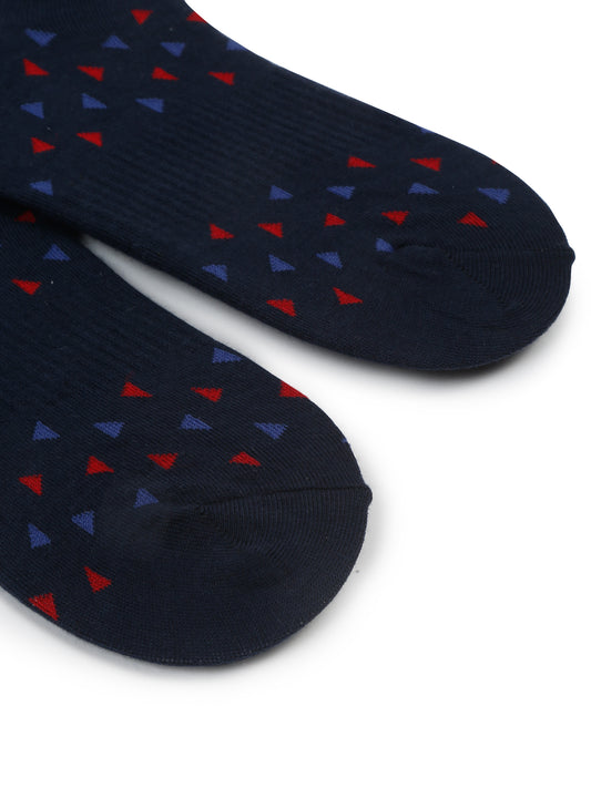 Men's Navy Blue Fashion No Show / Loafer Socks -Pack of 5