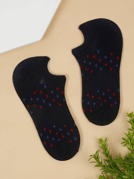 Men's Navy Blue Fashion No Show / Loafer Socks -Pack of 5