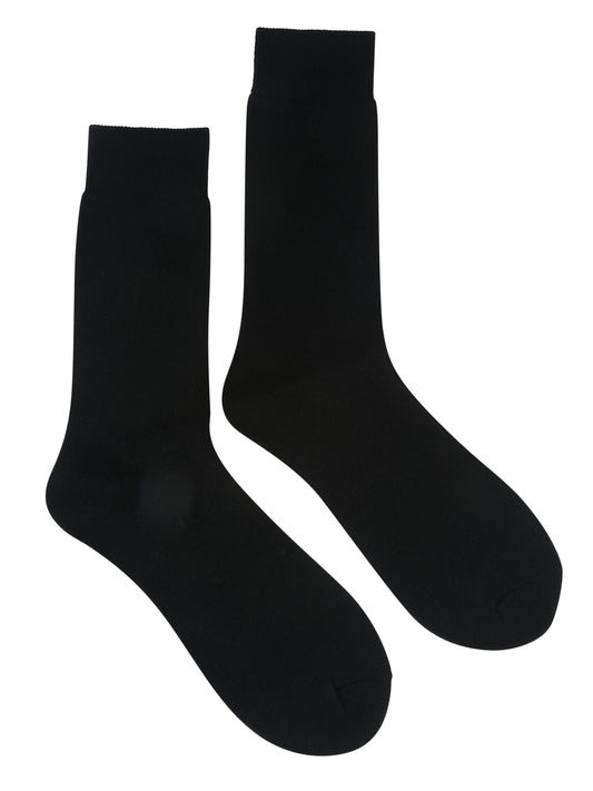 Men's Black Basic Crew length Socks -Pack of 3