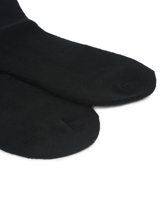 Men's Black Basic Crew length Socks -Pack of 3