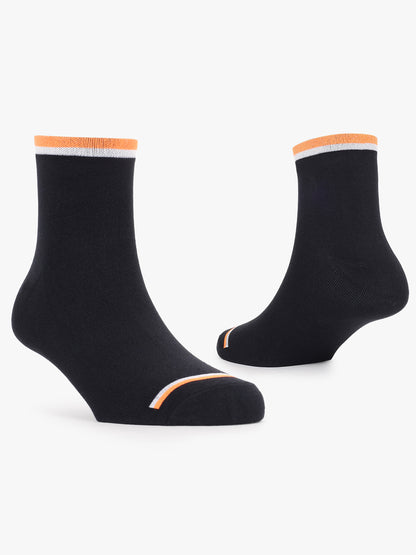 Men's Striped Comfort Fit Cotton Nylon Socks