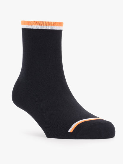 Men's Striped Comfort Fit Cotton Nylon Socks