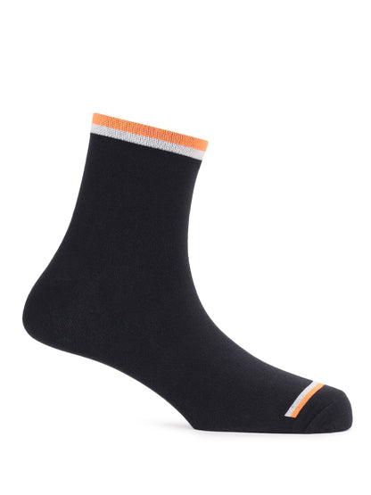 Men's Striped Comfort Fit Cotton Nylon Socks