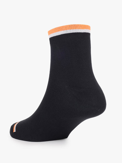 Men's Striped Comfort Fit Cotton Nylon Socks
