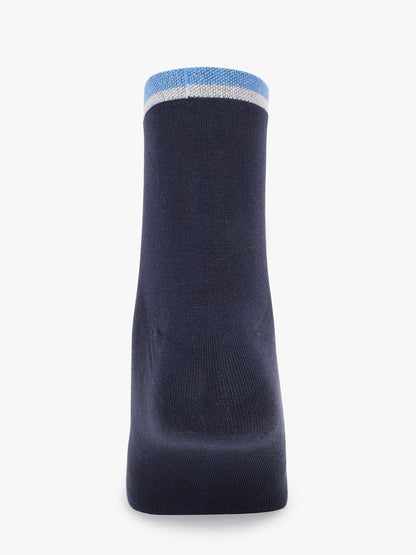 Men's Striped Comfort Fit Cotton Nylon Socks