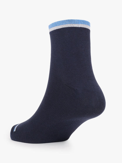 Men's Striped Comfort Fit Cotton Nylon Socks