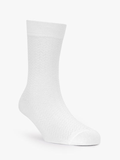 Men's Self Design Comfort Fit Cotton Nylon Socks