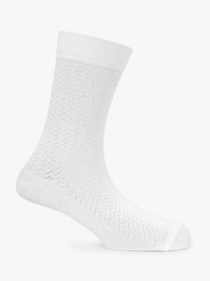Men's Self Design Comfort Fit Cotton Nylon Socks