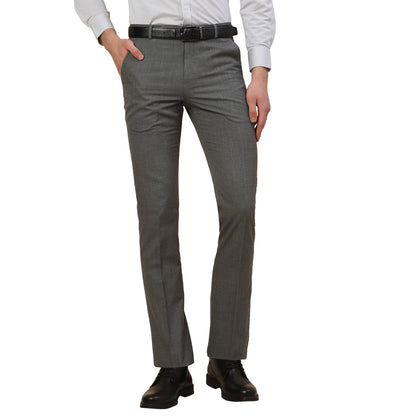 Formal Trouser for Men | Breathable & Soft with Color Fastness Regular Fit Poly Viscose Fabric Check Pattern Hook & Bar Closure