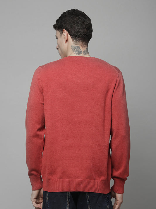 Sweater for Men | Winter Wear Fancy Fabric Pull-On Closure Round Neck Regular Fit Solid Pattern