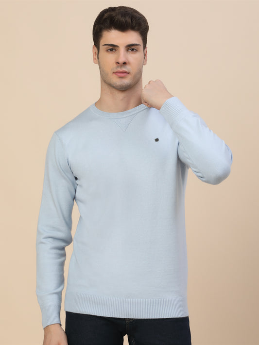 Sweater for Men | Winter Wear Fancy Fabric Pull-On Closure Round Neck Regular Fit Solid Pattern