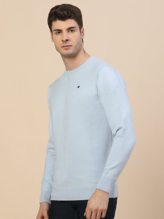 Sweater for Men | Winter Wear Fancy Fabric Pull-On Closure Round Neck Regular Fit Solid Pattern