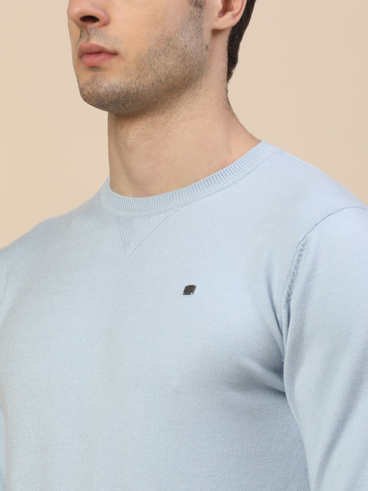 Sweater for Men | Winter Wear Fancy Fabric Pull-On Closure Round Neck Regular Fit Solid Pattern