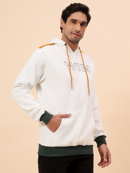 Sweatshirt for Men | Winter Wear Poly Cotton Fabric Pull-On Closure Hooded Neck Regular Fit Solid Pattern