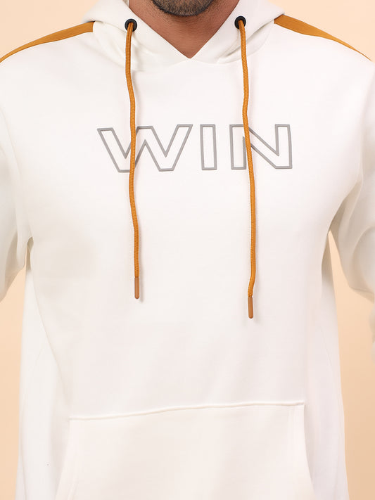 Sweatshirt for Men | Winter Wear Poly Cotton Fabric Pull-On Closure Hooded Neck Regular Fit Solid Pattern