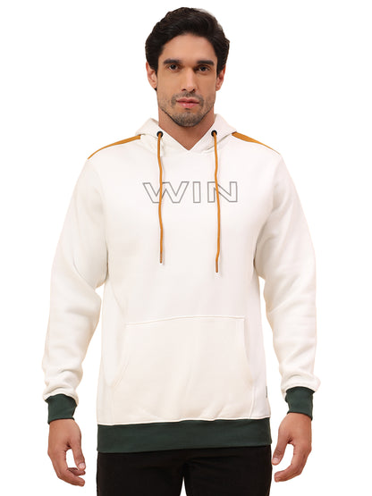 Sweatshirt for Men | Winter Wear Poly Cotton Fabric Pull-On Closure Hooded Neck Regular Fit Solid Pattern