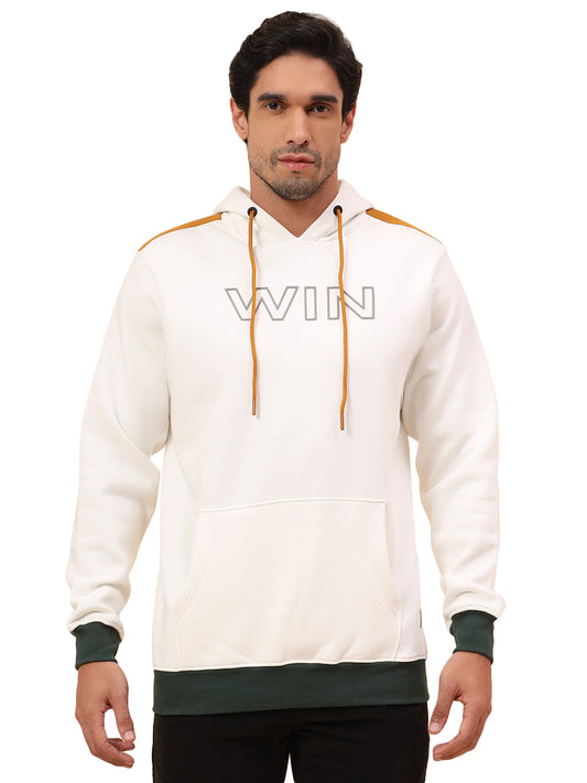 Sweatshirt for Men | Winter Wear Poly Cotton Fabric Pull-On Closure Hooded Neck Regular Fit Solid Pattern