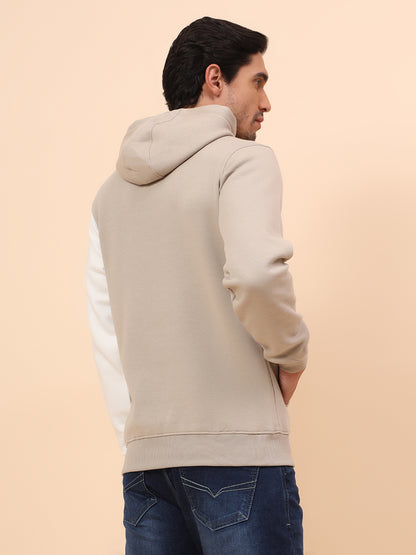 Sweatshirt for Men | Winter Wear Poly Cotton Fabric Pull-On Closure Hooded Neck Regular Fit Printed Pattern