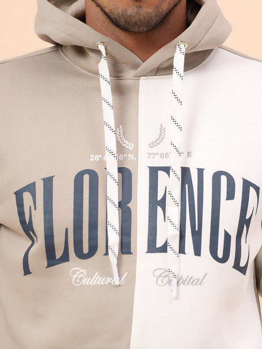 Sweatshirt for Men | Winter Wear Poly Cotton Fabric Pull-On Closure Hooded Neck Regular Fit Printed Pattern