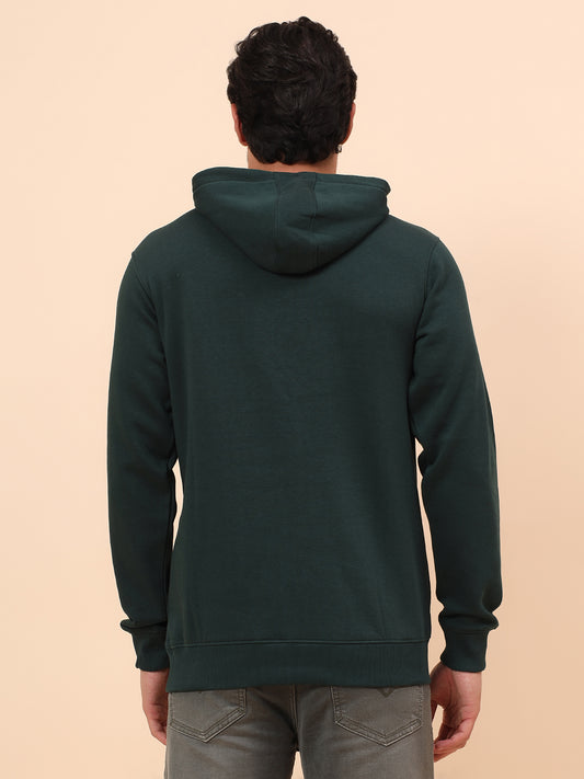 Sweatshirt for Men | Winter Wear Poly Cotton Fabric Pull-On Closure Hooded Neck Regular Fit Printed Pattern