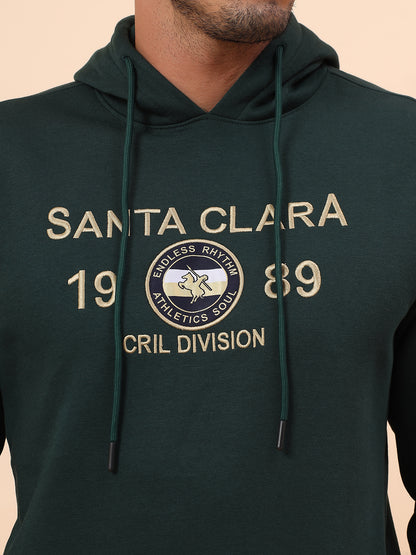 Sweatshirt for Men | Winter Wear Poly Cotton Fabric Pull-On Closure Hooded Neck Regular Fit Printed Pattern