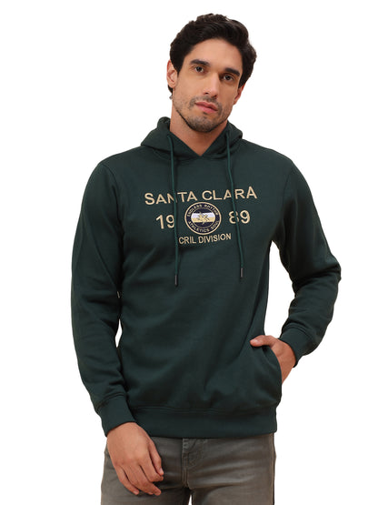 Sweatshirt for Men | Winter Wear Poly Cotton Fabric Pull-On Closure Hooded Neck Regular Fit Printed Pattern