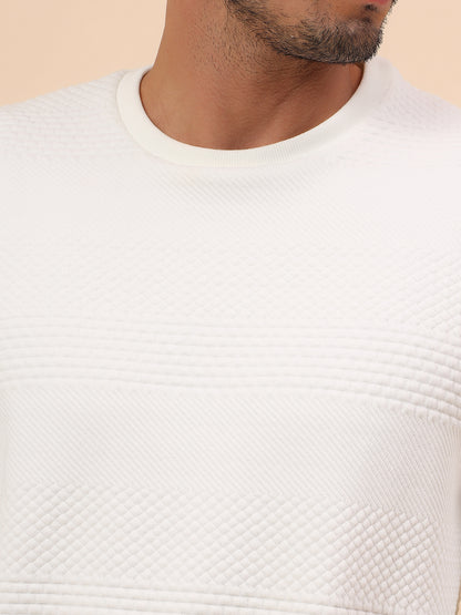 Sweatshirt for Men | Winter Wear Poly Cotton Fabric Pull-On Closure Round Neck Regular Fit Solid Pattern