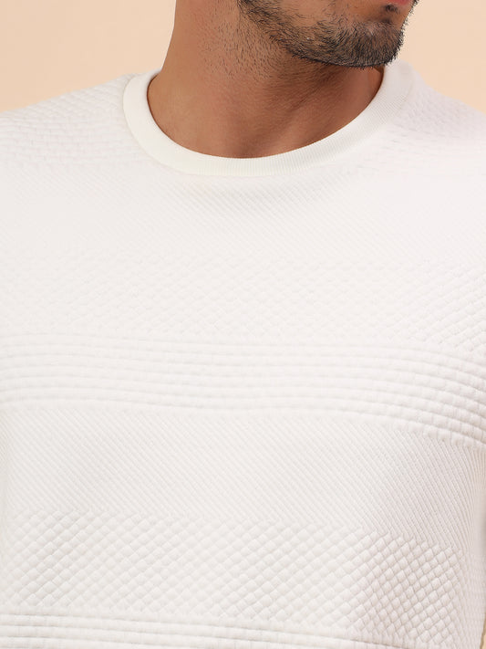 Sweatshirt for Men | Winter Wear Poly Cotton Fabric Pull-On Closure Round Neck Regular Fit Solid Pattern