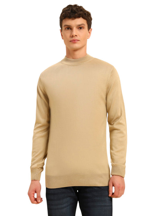 Sweater for Men | Winter Wear Acrylic Fabric Pull-On Closure Round Neck Regular Fit Solid Pattern